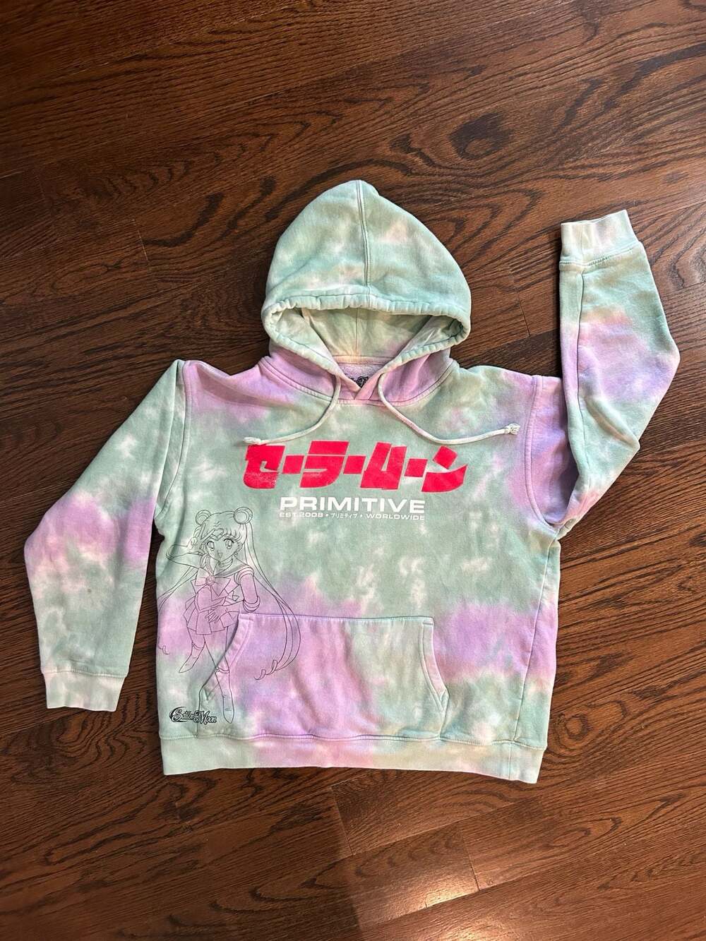 Primitive x Sailor Moon Tie Dye Hoodie Size M